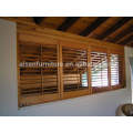 Stylish impermeável country woods blinds vinil plantation shutters